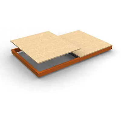 Produktbild von Simonrack 058100045150901, 1 Regale, Metall, Holz, Orange, Naturholz, 600 kg, Rahmenbefestigung