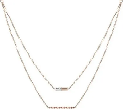 Produktbild von Esprit Damen Kette Collier Edelstahl Rosé JW52913 ESNL13485C420