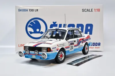 Obrázek produktu pro Škoda 130 LR n. 24 RAC Lombard rally 1986 FOX18 1:18
