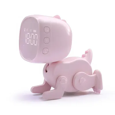 Produktbild von Kinderwecker, wiederaufladbarer Lernwecker mit variabler Form, 6 Weckmelodien, 3 Alarme, Schlummerfunktion, Nachtlicht & Timer, für Jungen und Mädchen