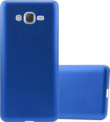 Produktbild von Cadorabo Schutzhülle für Samsung Galaxy J7 2015 Hülle in Blau Handyhülle TPU Silikon Etui Cover Case