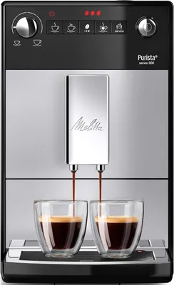 Produktbild von Melitta Kaffeevollautomat Purista F 230-101 Kaffeevollautomat mit flüsterleisem Kegelmahlwerk, Kaffeeautomat Cafemaschine Kaffeemaschine