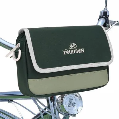Produktbild von Nylon-Lenkertasche & Umhängetasche 2-in-1: Vielseitige Fahrrad-Fronttasche für Pendler und Stadtfahrer