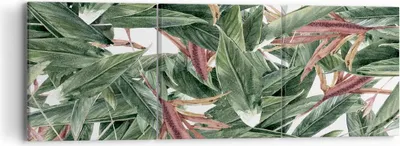 Produktbild von Bild auf Leinwand - Leinwandbild - Pflanze Blatt Blume - 90x30cm - Wand Bild - Wanddeko - Wandbilder - Leinwanddruck - Bilder - Kunstdruck - Wanddekoration - Leinwand bilder - Wandkunst - CA90x30-3844