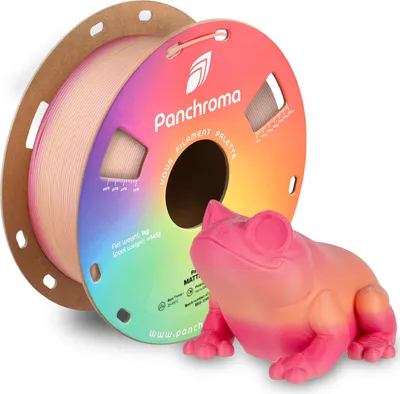 Image de Panchroma™ PLA Gradient Matte, Couleur:Spring (Pink-Peach), Taille du filament:1.75mm, Poids:1 kg