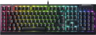 Zdjęcie produktu dla Razer BlackWidow V4 X, Przewodowa, USB, Mechaniczna, AZERTY, RGB LED, Czarny