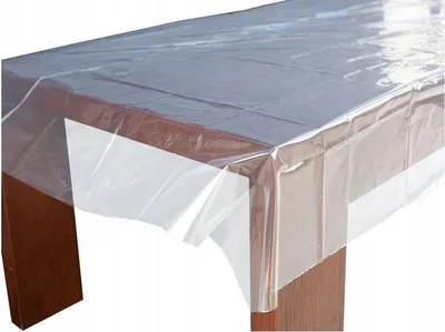 Produktbild von Transparente Folientischdecke, 120x180 cm, 1 Stk.