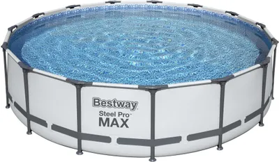 Produktbild von Bestway Frame Pool “Steel Pro™” Set 457x107 cm  - rund  - 14.970 l; 56488