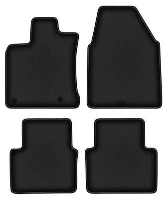 Immagine prodotto di Tappetini in moquette per Nissan Qashqai I J10 (szeroki) 2007-2013 (crossover) – set 4 pezzi, neri, su misura – Wielganizator DURBAN