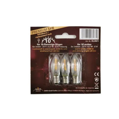 Produktbild von Saico LED-Ersatzlampe, E 10, 23 V, 0,2 W