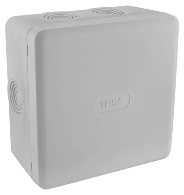 Zdjęcie produktu dla Obudowa przyłączeniowa IP55, 115 x 115 mm, wodoszczelna i odporna na wstrząsy