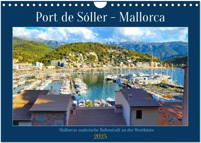 Produktbild von Port de Sóller - Mallorca (Wandkalender 2025 DIN A4 quer), CALVENDO Monatskalender