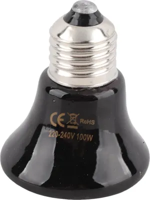 Obrázek produktu pro Keramická výhřevná lampa pro plazy, mini infračervený ohřívač pro ještěry, plazy, 220 V - 240 V