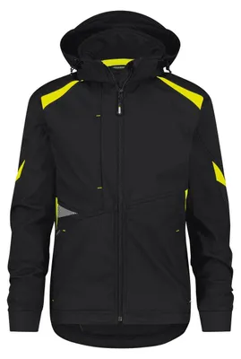 Produktbild von Dassy Jacke, SCHWARZ/WARNGELB, Gr. XL