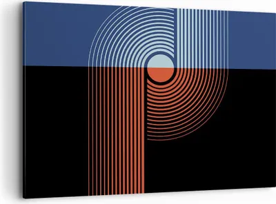Produktbild von Bild auf Leinwand - Leinwandbild - Einteilig - Abstraktion Moderne Minimalismus - 100x70cm - Wand Bild - Wanddeko - Wandbilder - Leinwanddruck - Bilder - Wanddekoration - Leinwand bilder AA100x70-4520
