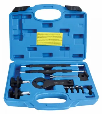 Immagine prodotto di Kit-set attrezzi per messa in fase motori, per il bloccaggio della cinghia di distribuzione dell'albero a camme del motore, compatibile con  Fiat Alfa Romeo Lancia 1.2 1.4
