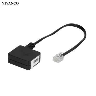 Produktbild von ViVanco™45066, RJ-11, Male, TAE-F, Famale