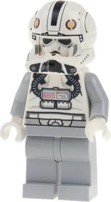 Produktbild von 1x Lego Minifigur Star Wars Clone Trooper V-wing Pilot grau Helm 75039 sw0525