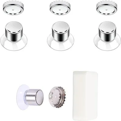 Produktbild von Magnetische Seifenhalter mit Saugnapf - Ohne Bohren - Edelstahl für Badezimmer und Küche