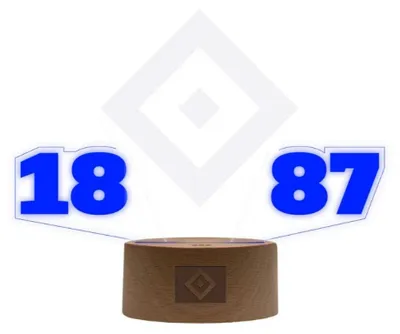 Produktbild von Hamburger SV HSV LED Licht "1887"