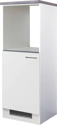 Produktbild von Flex Well Backofen/Kühlumbauschrank für 88er Einbaukühlschrank Varo BxTxH 60 x 60 x 169,5 cm weiß matt zerlegt Anschlag