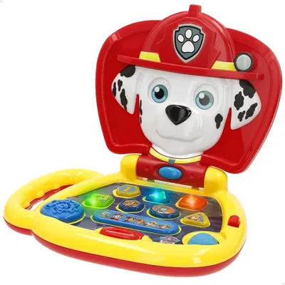 Zdjęcie produktu dla Paw Patrol 39134 Marshall Mój pierwszy laptop Lernlaptop Rot  Rot Jeden rozmiar