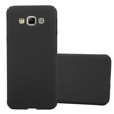 Produktbild von Cadorabo Schutzhülle für Samsung Galaxy A7 2015 Hülle in Schwarz Etui Hard Case Handyhülle Cover