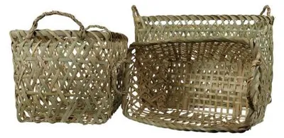 Imagen del producto de Cesta rectangular de bambú Mars & More (juego de 3)