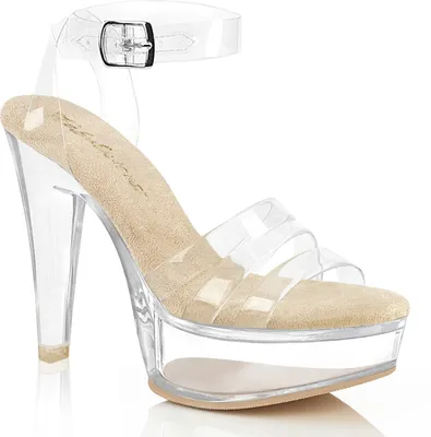 Produktbild von MARTINI-505 Damen Sandale von Fabulicious, Transparent Beige , EU 37, US 7