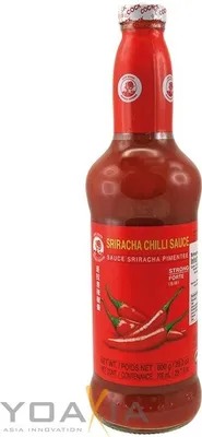 Produktbild von [ 700ml / 800g ] COCK Sriracha Chilisauce STRONG Sriracha Chili Sauce SCHARF
