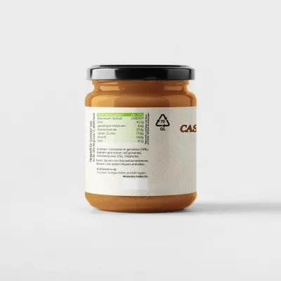 Produktbild von Mynatura Cashew Himbeer Aufstrich 280g Glas