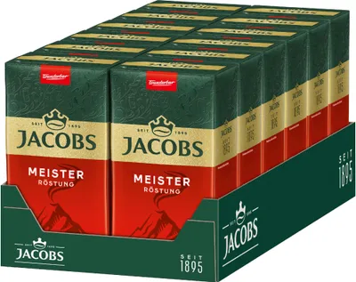 Produktbild von JACOBS Meisterröstung Filterkaffee 12 x 500 g Kaffee gemahlen