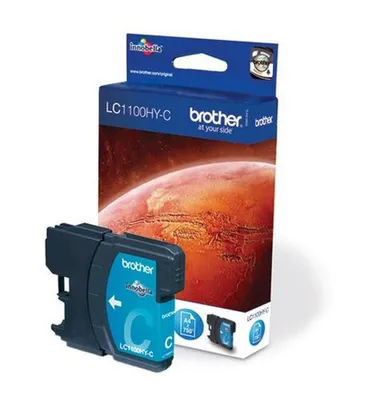 Obrázok produktu pre Brother LC1100HYC Tlačová kazeta 1 ks Originálna azúrová