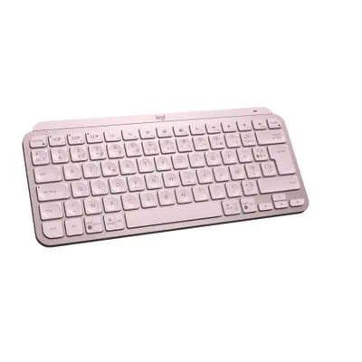 Produktbild von Logitech MX Keys Mini, Mini, Kabellos, RF Wireless + Bluetooth, AZERTY, LED, Rose