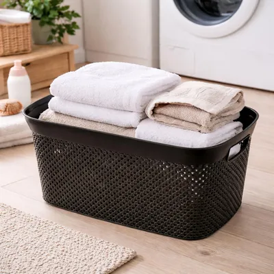Produktbild von Wäschekorb Wäschebehälter Wäschesammler 35 Liter B58xL40XH30cm