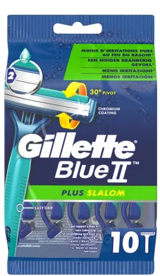 Image de Gillette Blue ll 10 Plus Slalom wegwerpscheermesjes