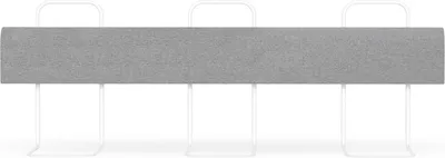 Produktbild von Yakimz Bettgitter Bettschutzgitter 5-Loch Höhenverstellbar 180cm Rausfallschutz Bett, Kinderbettgitter, Babybettgitter Sicher, Einfach zu Montieren, Grau