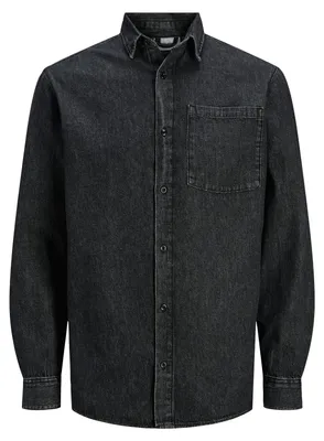 Produktbild von JACK & JONES Herren Jeanshemd Overshirt Longsleeve