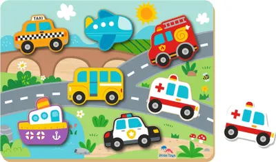 Produktbild von 2Kids Toys Einlegepuzzle Transport