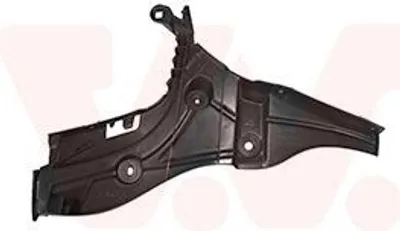 Produktbild von VAN WEZEL 0335538 Stoßstangenhalter Hinten Rechts für AUDI A3 Sportback (8VA, 8VF)