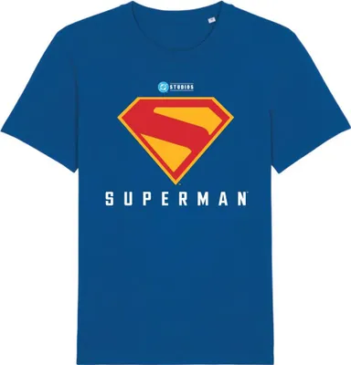 Produktbild von Superman - "2025" T-Shirt für Herren/Damen Uni HE3581 (M) (Kobaltblau)