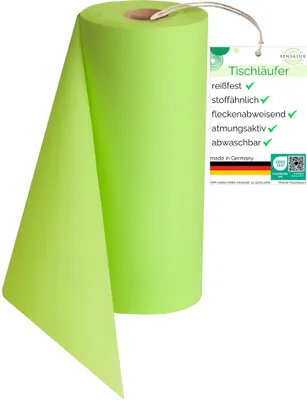Produktbild von Sensalux Tischläufer 50cm x 25m apfelgrün