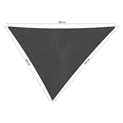 Produktbild von SHADOW COMFORT 4,5 x 5 x 5,5 m Dreieckiges Sonnensegel Carbon Black Ungleichseitig