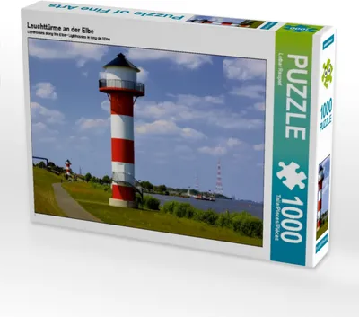 Produktbild von Calvendo Leuchttürme an der Elbe 1000 Teile Puzzle quer 640x480mm, Reupert Lothar; 7337458