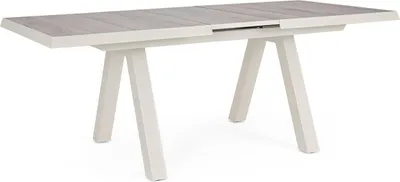 Produktbild von Tisch Krion 163-203 x 93 x 77 cm Aluminium Keramik Weiß Grau