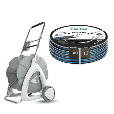 Produktbild von Gartenschlauchwagen + Gartenschlauch Vartco Home 1/2" 30 m Agaplast