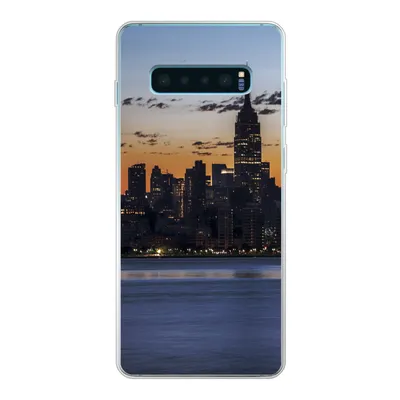 Produktbild von MuchoWow® Handyhülle Schutzhülle Hülle für Samsung Galaxy S10 Plus New York - Skyline - Amerika Silikon Softcase Handy Hülle - Schutzhülle