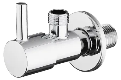 Produktbild von Ibergrif Eckventil 1/2 Zoll, Wandanschluss, für Waschbecken, Chrom