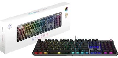 Imagen del producto de Teclado MSI STRIKE 600 V2 Silent DE, con cable