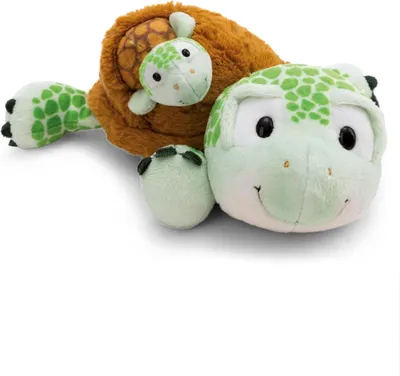 Produktbild von Nici - 63070 - Schildkröte mit Baby, Plüsch, 28cm, liegend